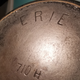 Block letters and heat ring are the easiest to spot features that help date the iron.